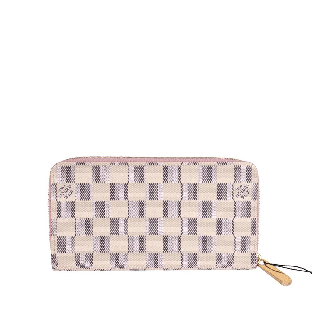 Louis Vuitton Damier Azur Canvas Zippy Wallet